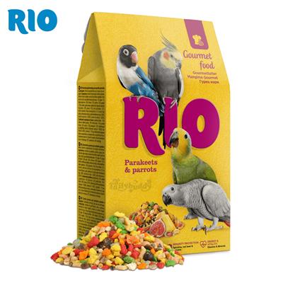 RIO Gourmet food for parakeets and parrots  อาหารนกรวมมิตร (250g)